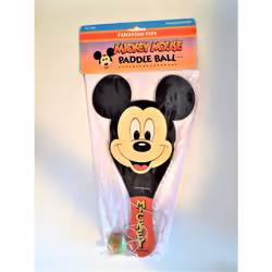 Mickey Mouse Disney Mickeys Stuff for Kids Paddle Ball Manufactured in 1993 by TOOTISTOY