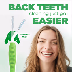 GUM Proxabrush Go-Betweens - Tight - Interdental Brushes - Soft Bristled Dental Picks for Plaque Removal Health - Safe for Braces & Dental Devices  10