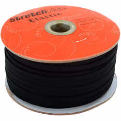 Stretchrite Braided Elastic .25"X100yd-Black PSS14-B