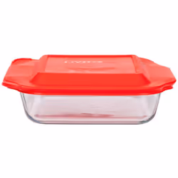 Pyrex 8 Inch Baking Dish  Red  8-inches Square