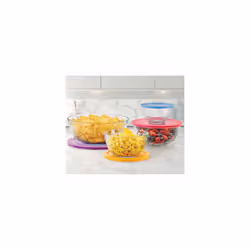 Pyrex Glass Mixing Bowls with Lids (8-Piece Set)