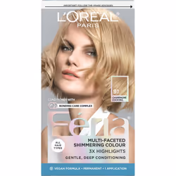 L'Oreal Paris Feria Multi-Faceted Shimmering Permanent Hair Color, 91C