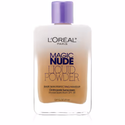 L'OrÃ©al Paris Magic Nude Liquid Powder Bare Skin Perfecting Makeup SPF 18, Natural Beige, 0.91 Ounces