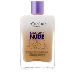 L'OrÃ©al Paris Magic Nude Liquid Powder Bare Skin Perfecting Makeup SPF 18, Natural Beige, 0.91 Ounces