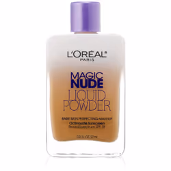 L'OrÃ©al Paris Magic Nude Liquid Powder Bare Skin Perfecting Makeup SPF 18, Buff Beige, 0.91 Ounces