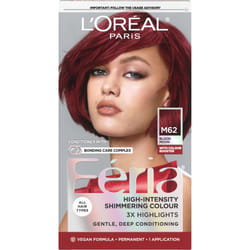 L'Oreal Paris Feria Midnight Bold Multi-Faceted Permanent Hair Dye  One-Step Hair Color Kit for Dark Hair  No Bleach Required  Blood Moon