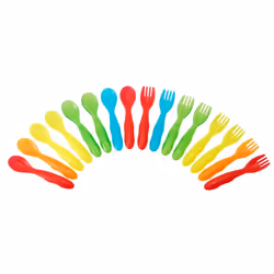 TOMY The First Years Take Toss Flatware for Kids 16 pieces multicolor