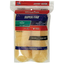 WOOSTER BRUSH RR309-6 1/2 Super/Fab Jumbo-Koter Paint Roller  3/4 in Nap  6-1/2 in L  Knit Fabric Cover  6 1/2-Inch