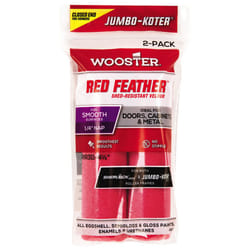 Wooster Brush RR311-4 1/2 Jumbo-Koter Red Feather Shed Resistant Paint Roller Cover  1/4 in Nap  4-1/2 in L  3/4 in  4.5 Inch