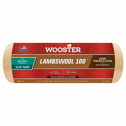 Wooster Brush R292-9 Lambswool 100 Roller Cover 3/4-Inch Nap 9-Inch