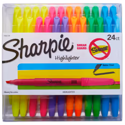 Sharpie 1761791, 24 pc(s), Assorted colours, Chisel tip, Assorted colours, Round