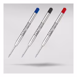 PARKER QUINKflow Ballpoint Pen Ink Refill  Medium Tip  Blue  1 Count