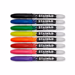 Sharpie 1779005 permanent marker Brush tip Black, Blue, Green, Orange, Pink, Purple, Red, Yellow 8 pc(s)