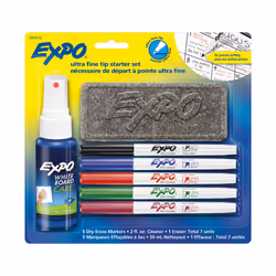 EXPO 1884310, 7 pc(s), Assorted colours, Blister, Cleaner, Eraser
