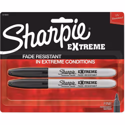 EXTREME MARKER BLK 2PK