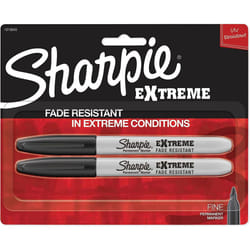 EXTREME MARKER BLK 2PK