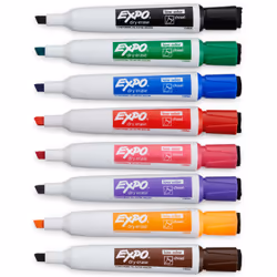 EXPO 1944741 marker 8 pc(s) Chisel tip Assorted colours