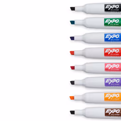 EXPO 1944741 marker 8 pc(s) Chisel tip Assorted colours