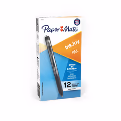 Papermate InkJoy Gel Pens, Retractable, Fine Point (0.5mm), Retractable gel pen, Black, Black, Translucent, Plastic, Rubber, ...