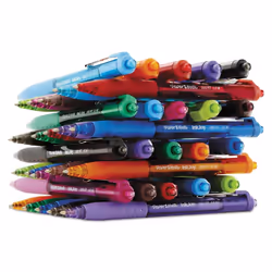 Paper Mate Inkjoy 300 Rt Ballpoint Pen Refillable Retractable Medium 1 Mm Black Ink Black Barrel 24/Pack