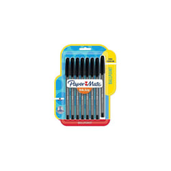 Paper Mate InkJoy 100ST Ballpoint Stick Pens  Medium Point  Black Ink  Pack of 8
