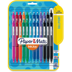 PAPER MATE 1945926 Inkjoy 300 RT Retractable Ballpoint Pen  1mm  Assorted  24Pack