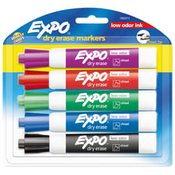 EXPO 1965014 marker 5 pc(s) Chisel tip Assorted colours