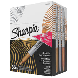 Sharpie 2003900 permanent marker Fine tip Bronze, Gold, Silver 36 pc(s)