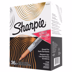 Sharpie 2003900 permanent marker Fine tip Bronze, Gold, Silver 36 pc(s)
