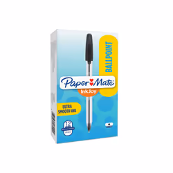 Papermate Paper Mate InkJoy 50ST Ballpoint Pens, Medium Point (1.0mm), Clip, Stick ballpoint pen, Black, 12 pc(s), Medium