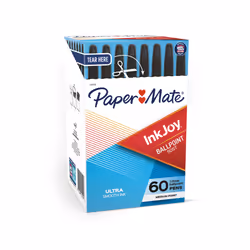 Papermate Paper Mate InkJoy 50ST Ballpoint Pens, Medium Point (1.0mm), Clip, Stick ballpoint pen, Black, 60 pc(s), Medium