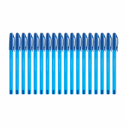 Paper Mate InkJoy 100ST Ballpoint Stick Pens Medium Point Blue Ink 18 Count