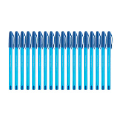 Paper Mate InkJoy 100ST Ballpoint Stick Pens  Medium Point  Blue Ink  18 Count