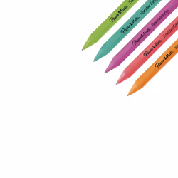 Paper Mate Handwriting Triangular Mechanical Pencil Set with Lead & Eraser Refills  1.3mm  Fun Barrel Colors  8 Count (2017484)
