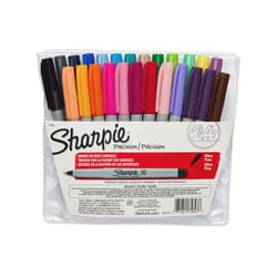 Sharpie Permanent Markers  Ultra Fine Point  Assorted Colors  24-Count
