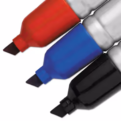 Sharpie 15674PP King Size Markers Chisel Tip Blue/Red/Black 4/Set