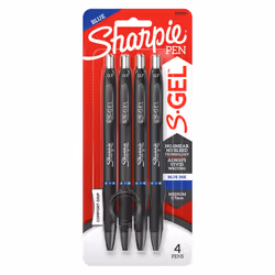 Sharpie S-Gel, Retractable gel pen, Blue, Black, Silver, Plastic, Medium, 0.7 mm