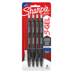 Sharpie S-Gel Retractable gel pen Medium Blue 4 pc(s)
