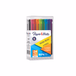 Papermate Write Bros. Classic Mechanical Pencils, 0.7mm, HB #2 lead, Multicolour, Plastic, Black, 2HB, 0.7 mm, Round