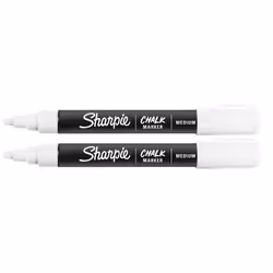Sharpie 2103010 chalk marker Bullet White 2 pc(s)