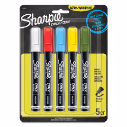 Sharpie 2103011, Blue, Green, Red, White, Yellow, 5 pc(s)