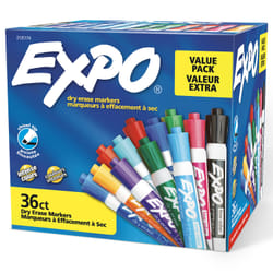 EXPO 2135174 marker 36 pc(s) Chisel tip Assorted colours