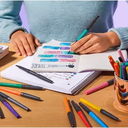 Papermate 2134319 felt pen Medium Black, Blue, Brown, Gold, Green, Grey, Pink, Violet 8 pc(s)