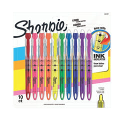 Sharpie 24415PP permanent marker Chisel tip Blue, Coral, Green, Indigo, Orange, Pink, Purple, Red, Yellow 10 pc(s)