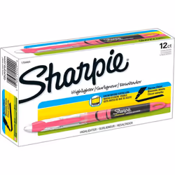 Sharpie Accent Highlighter Liquid Pen Micro Marker Point Chisel Marker Point Style Fluorescent Pink Pigmentbased Ink 1 / ...