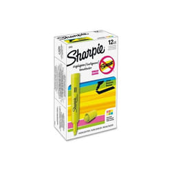 Sharpie SAN25053 Chisel Marker Point Style Sharpie Tank Highlighter - Pack of 12