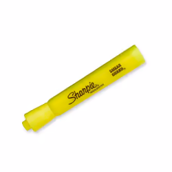 Sharpie 25164PP permanent marker Chisel tip Yellow 4 pc(s)
