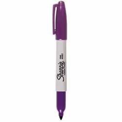 Sharpie 30008 Fine Point Permanent Marker  Purple  Case of 12 Dozens
