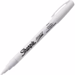 Sharpie Permanent Paint Marker, Fine Bullet Tip, White