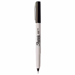 Sharpie 37001, Black, Fine tip, Black, White, Ultra Fine, Blister, 1 pc(s)